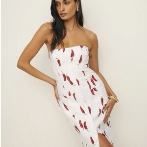 Reformation Prescott Strapless Dress